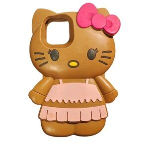 Hello Kitty Brown Doll with Pink Bow iPhone 14